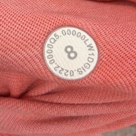 Lululemon Ebb To Street Cropped Racerback Tank Sz 8 Marble Dye Raspberry Cream - Picture 4 of 4